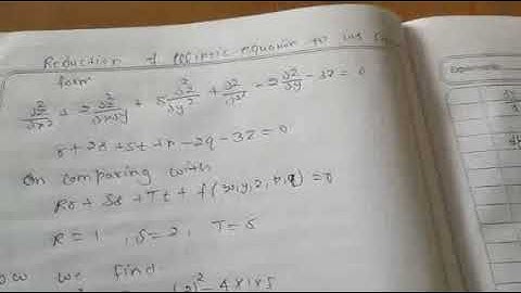 Reduction of elliptic equations to its canonical form