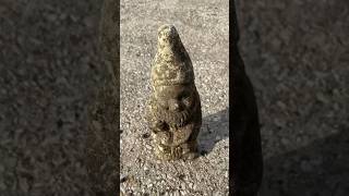 Someone was going to throw this gnome away #upcycling #garden #gnomes