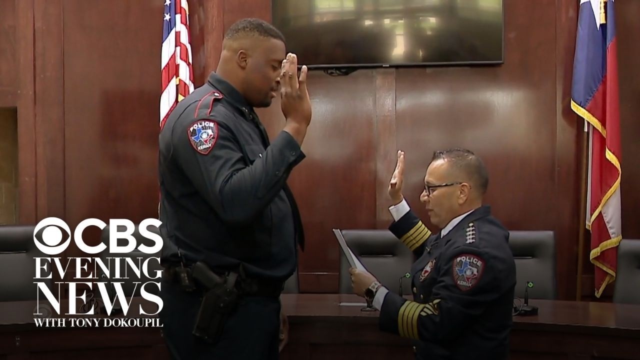 7-foot-3 former pro basketball player sworn in as Texas police officer