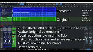 Carlos Rivera  Ana Barbara _ Cuento de Nunca Acabar (original vs remaster )