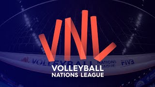 ประเทศไทย - USA VNL Live Volleyball Nations League 2023 | Serbia vs Dominican Republic