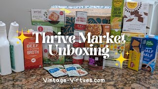 Thrive Market Unboxing | 40% Off GF & DF Staples + What I Buy (Costco vs Azure)