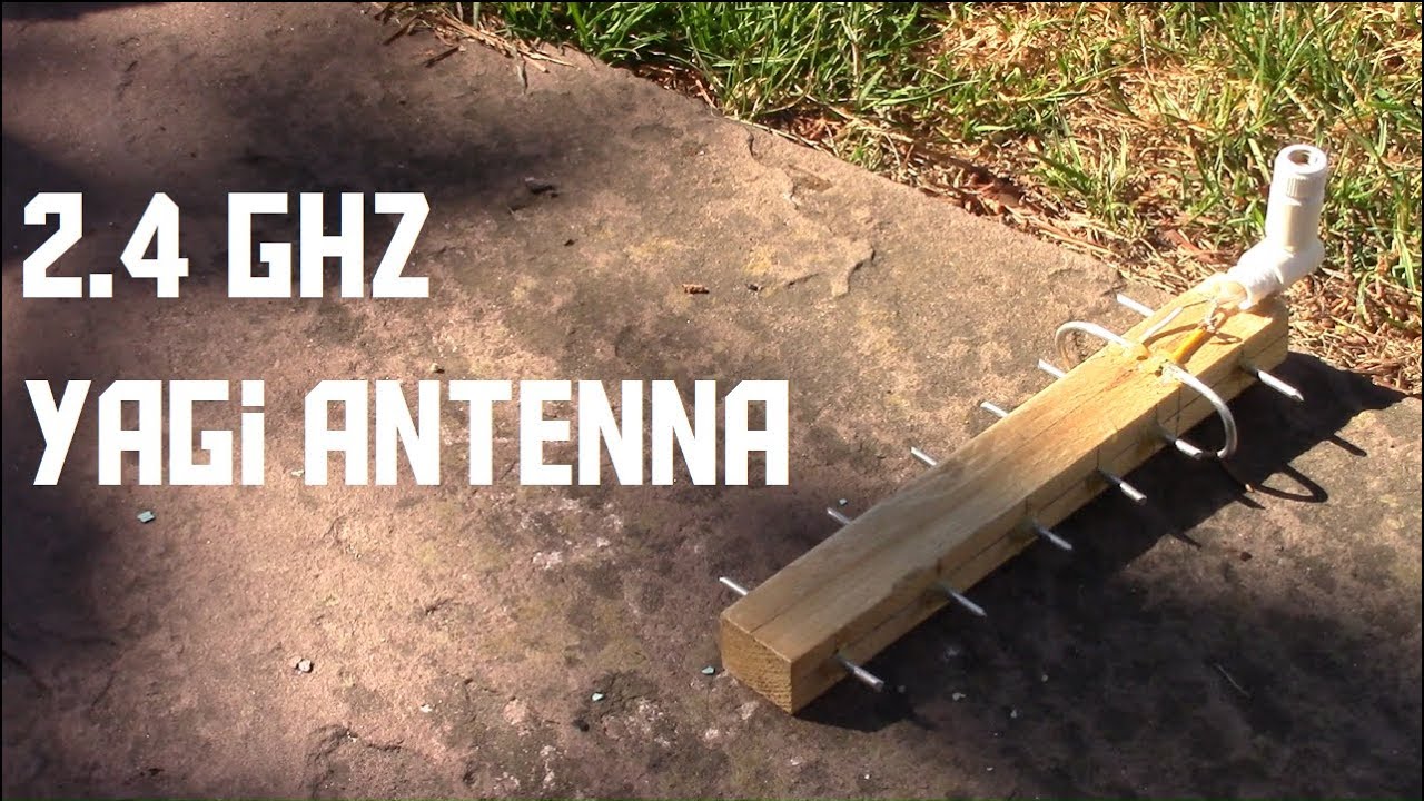 How to make a 2.4 GHz Yagi antenna (AKIO TV) - YouTube