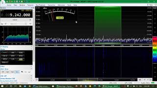 M12 CW Morse Code Spy number station Moscow Russia 9242 kHz USB shortwave 9243 RTL SDR V3