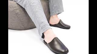 House Of Slippers | Chaleur Luca Mens Mens Mule Slippers Brown
