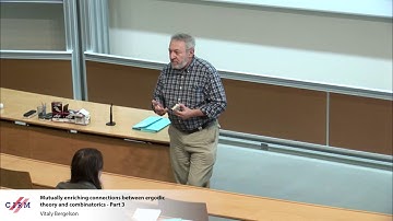 Vitaly Bergelson: Mutually enriching connections between ergodic theory and combinatorics - part 3