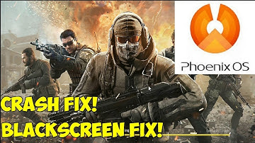 Call of Duty Mobile Crash and Blackscreen FIX | Phoenix OS