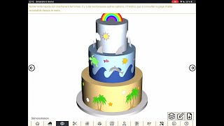 My Cake Calculator - The ultimate app for Cake Designers - English demonstration screenshot 1