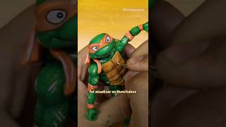 Customizei O Michelangelo No Estilo Do Filme Das Tartarugas Ninja Caos Mutante