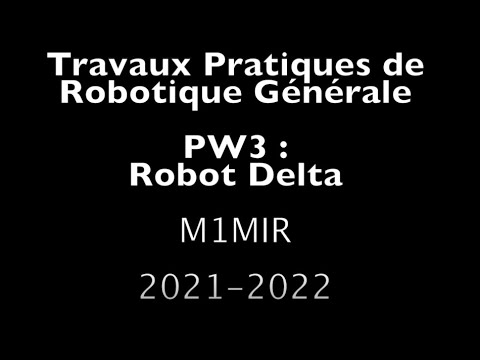 Fonctionnement du Robot Delta