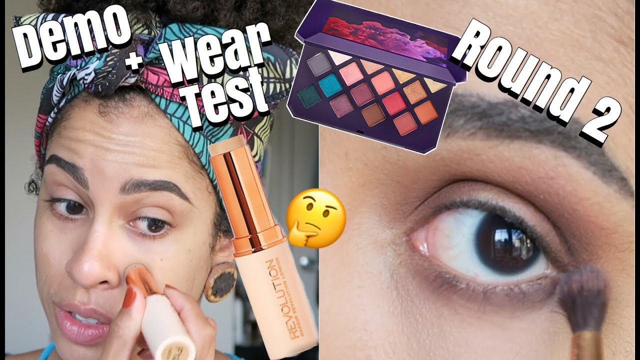 MAKEUP REVOLUTION FOUNDATION REVIEW | FENTY BEAUTY MOROCCAN PALETTE ROUND 2 | kinkysweat