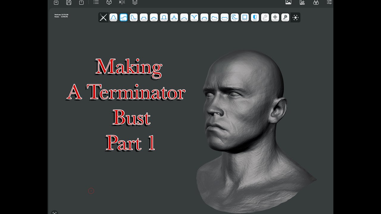 Making A Terminator Bust Part 1 - YouTube