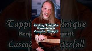 Tapping Guitar 🎸🔥 Cascading Waterfall Licks — Diagonal & Vertical Flow #shorts
