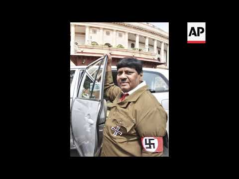 Still: India Lawmaker Dresses As Hitler To Criticize Pm