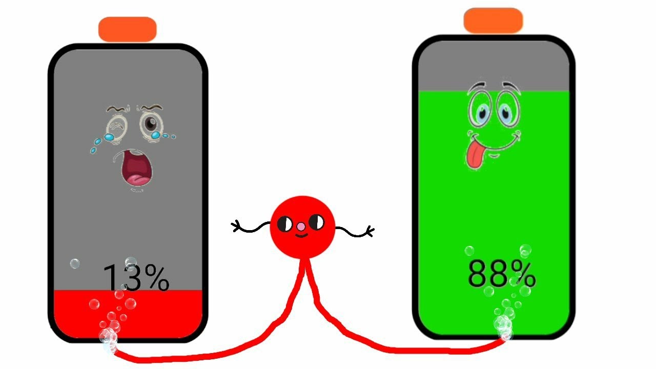 Battery charging animation battery charging 0 to 100 low battery vs