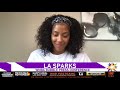 Candace Parker on winning the 2020 WNBA Defensive Player of the Year Award | LA Sparks 9.24.20