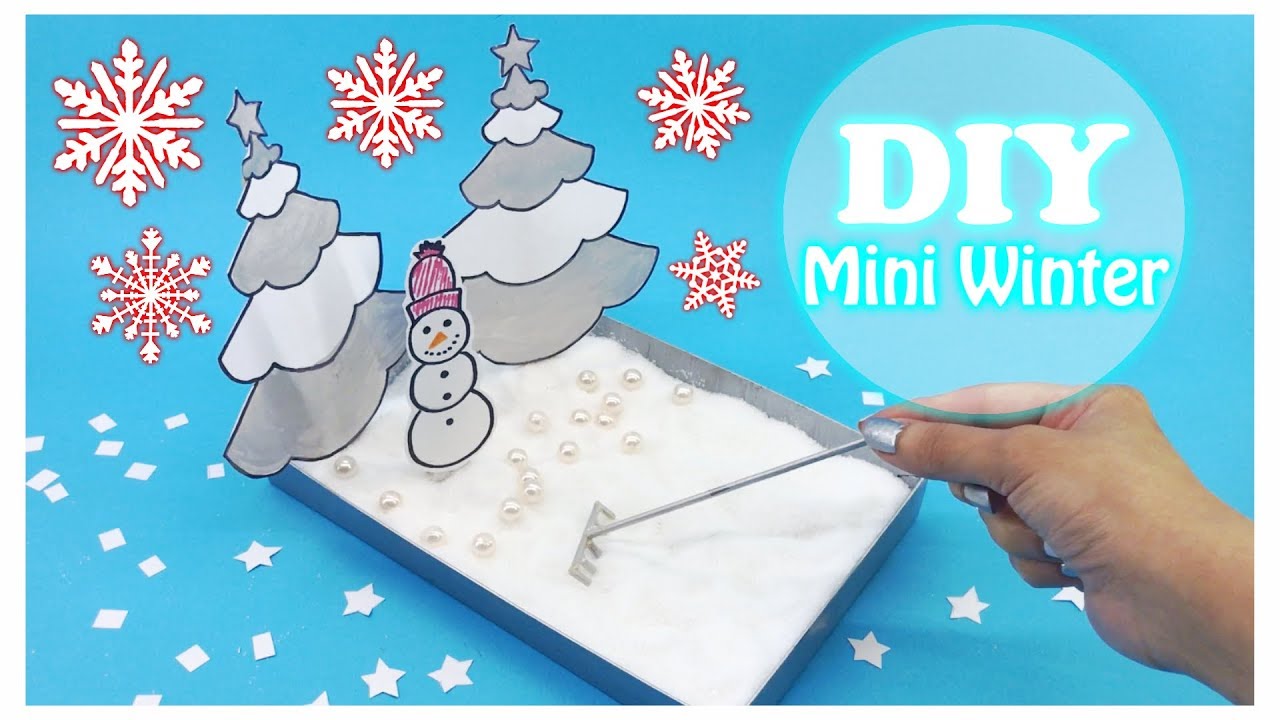 Miniature Winter Zen Garden