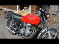 1976 Honda CB400f - First Start of the Year