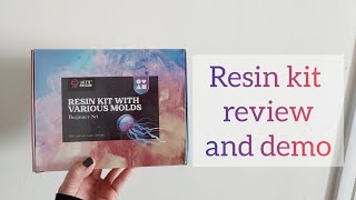 Let's Resin- Resin Kit with Various Molds review and demo