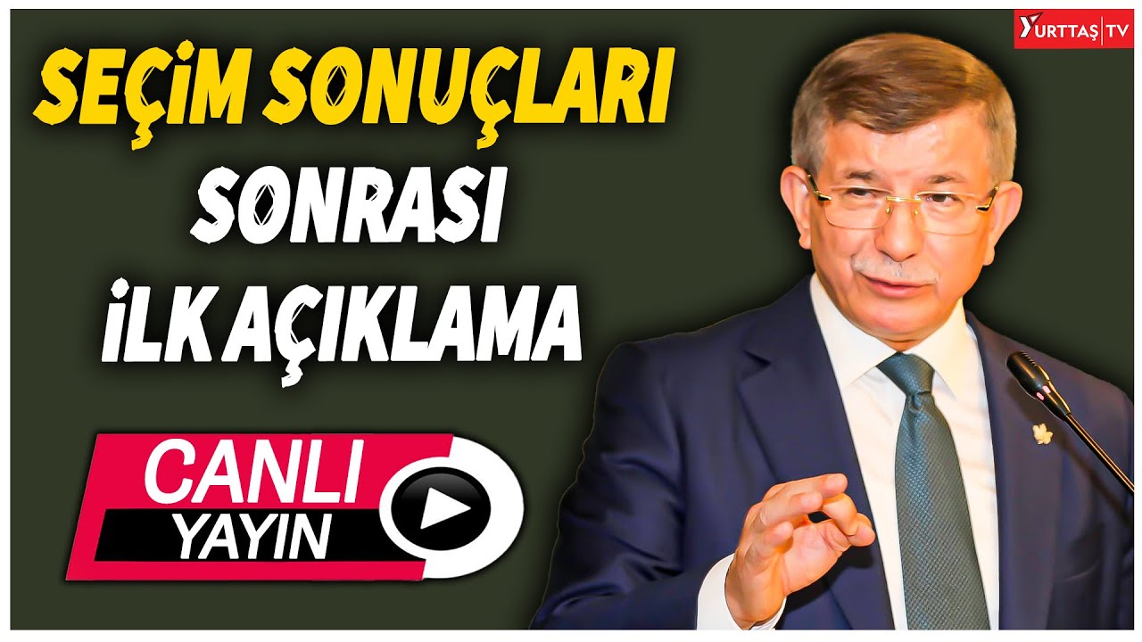 ⁣Ahmet Davutoğlu seçim sonuçları sonrası ilk kez konuştu! #sondakika