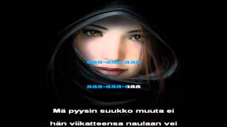 Lemon - Nainen tummissa Karaoke (Lady in black CC) HD chords