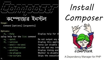 কিভাবে কম্পোজার ইনস্টল করবেন? | How to Install Composer for PHP in Windows 10.