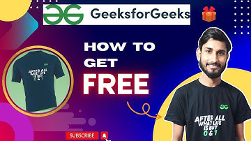 How to get free gfg tshirt || redeem gfg tshirt for free || free tshirt from gfg || geeksforgeeks ||