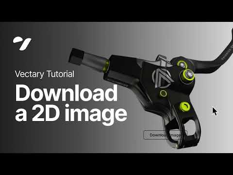 How to download a 2D image from an interactive 3D design in Vectary