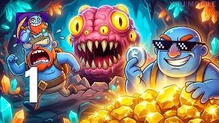 Need for Greed: Mining Time - Gameplay Walkthrough Part 1 - Quietwood (Android, IOS) screenshot 2