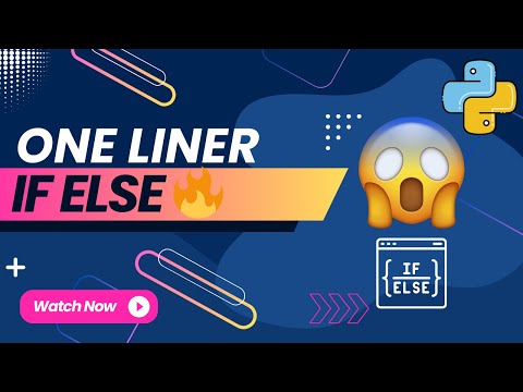 Python Tutorial #8 – One Line If-Else Explained in Hindi (2025) | Ternary Operator