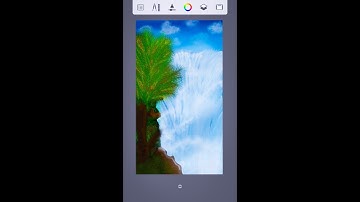How to paint a waterfall.[Autodesk sketchbook]