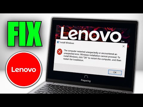 How To Fix The Computer Restarted Unexpectedly Error On Lenovo Laptop