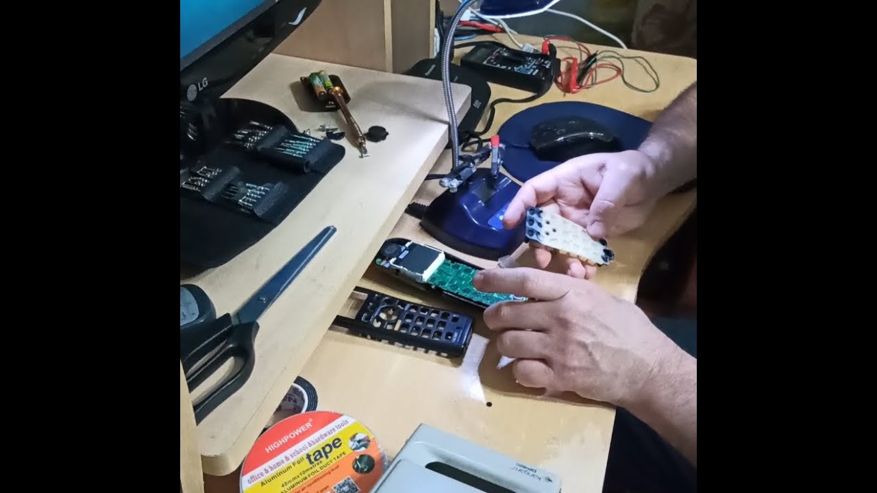 Ремонт радиотелефона Panasonic.Самодельные контакты для радио телефона ...