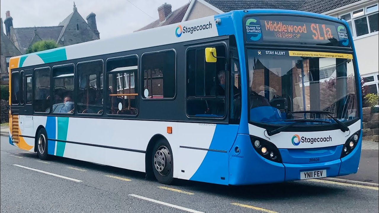 Stagecoach Bus Sheffield 36408 At Deepcar On SL1a From Stockbridge To