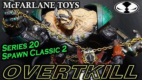 OVERTKILL III - McFarlane Toys Series 20 - Spawn Classic 2 Action Figure Review - Simply Amazing!