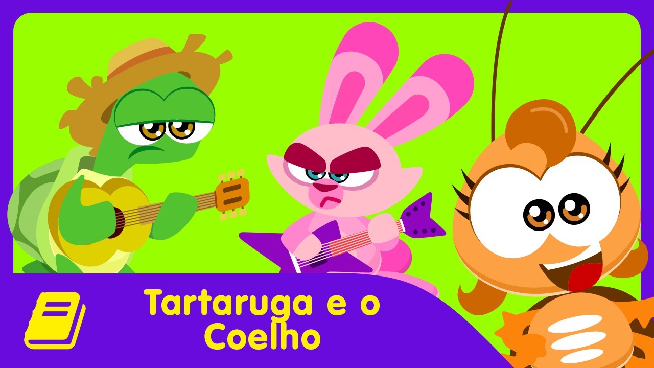 Galinha Pintadinha Mini - Historinha - A Tartaruga e o Coelho