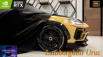 Lamborghini Urus: Dealership | Part 1 - but in 8k 60 fps! | UE5 RTX Real-Time render