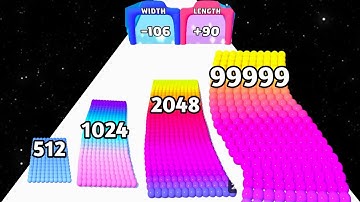 Canvas Run vs Giant Rush - ASMR Gameplay (NOOB vs PRO vs HACKER) Satisfying Mobile Game