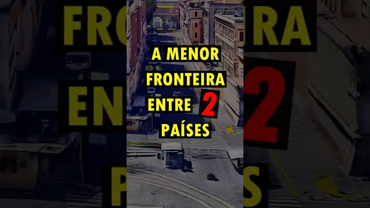 Qual PAÍS tem a MENOR FRONTEIRA do MUNDO? (Total) 縮圖