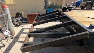 Building the structure - Adding a Dovetail on a Gooseneck Trailer - PART 1