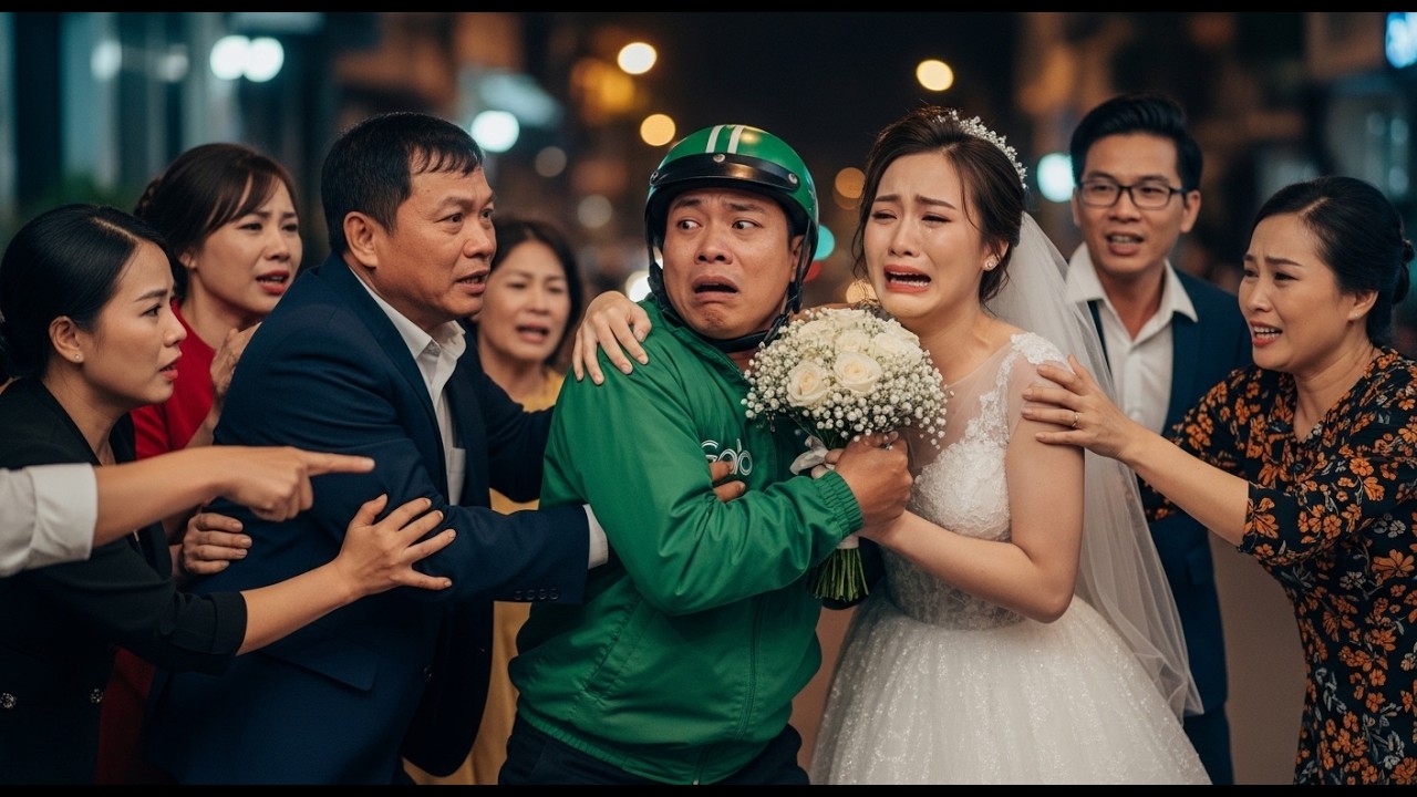 Chở Cô Dâu Bỏ Trốn Khỏi Hôn Lễ Sắp Đặt–Anh Xe Ôm Bị Cả Họ Nhà Truy Đuổi–Sự Thật Phía Sau Khiến Ai Cũ