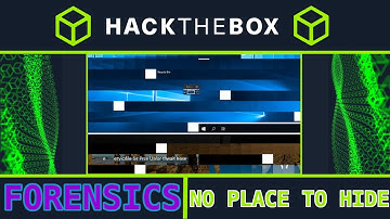 No Place To Hide [easy]: HackTheBox Forensics Challenge (RDP bitmap caching)