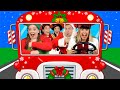 Wheels on the Bus (Christmas) - Kids Nursery Rhymes