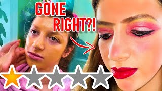I WENT TO THE WORST REVIEWED MAKEUP ARTIST *gone right?!*