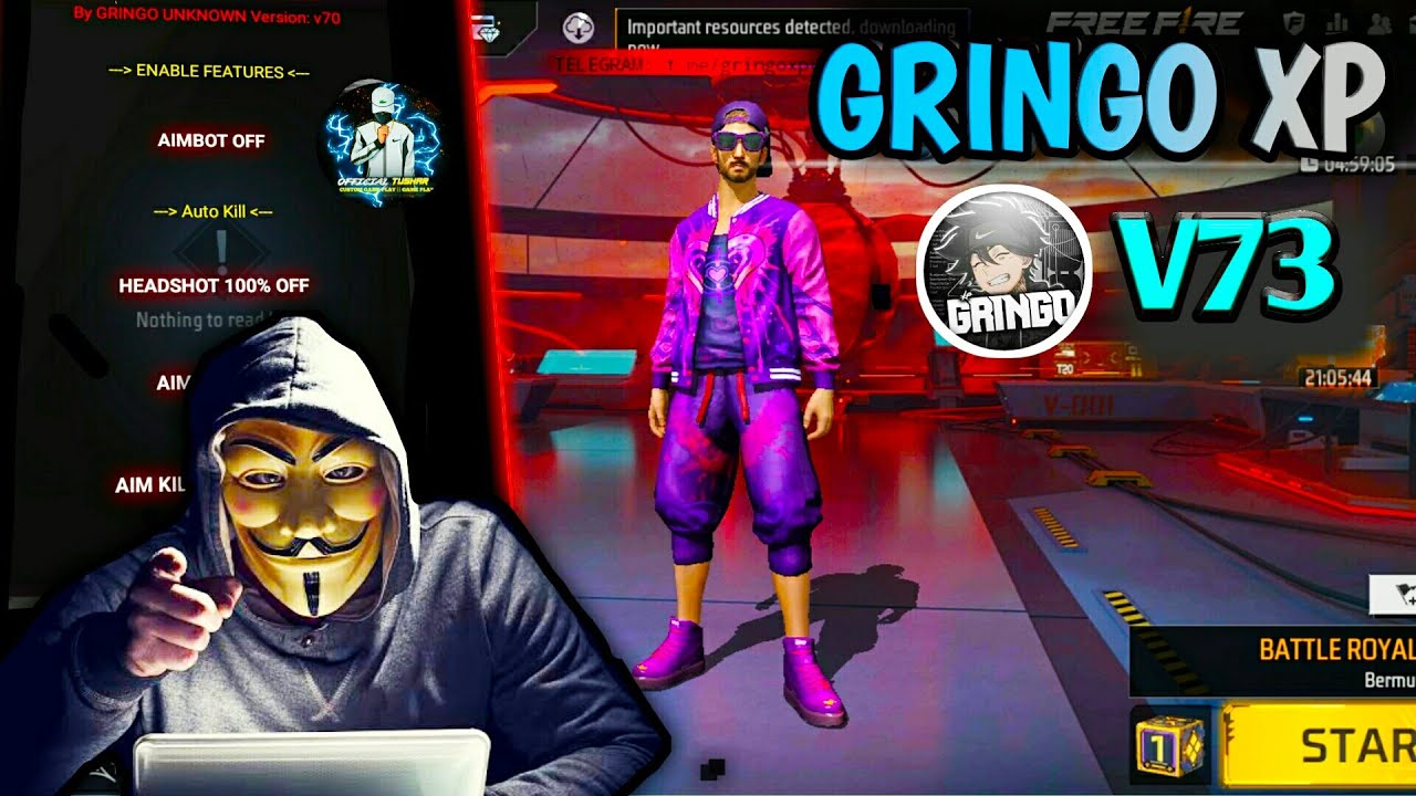 Gringo xp V73 Direct Mediafıre link | free fire mod menu | gringo xp new password | gringo xp New