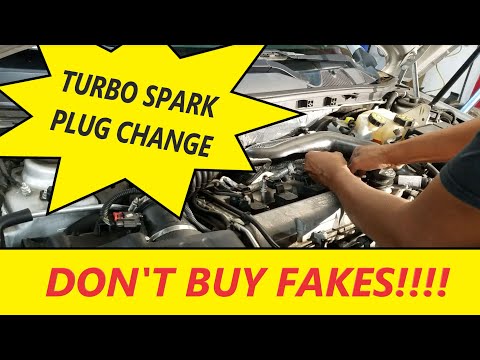 How to Change Spark Plugs on a 2.0L Turbo Buick Regal Verano GS Chevy Cruze Malibu  (Fake Plugs!)