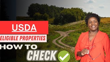 How to find USDA Eligible  HOMES | Finding USDA Eligible Areas and Properties - Quick Guide"