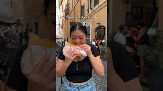 Everything I Ate In Rome 😍🍕🥪🍨 #Rome #Italy #Food