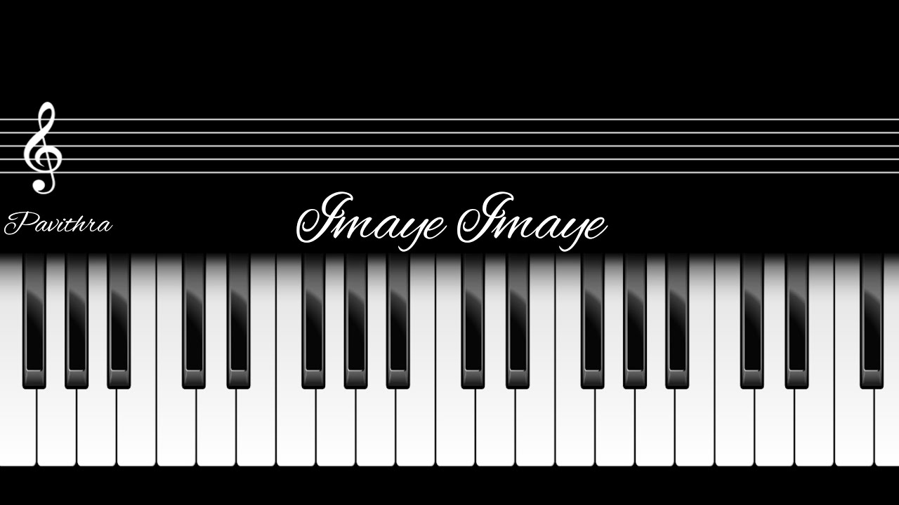 Imaye Imaya - Raja Rani | Piano Cover | Piano Notes | G V Prakash Kumar