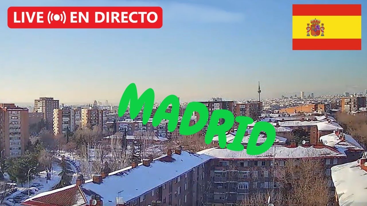 🔴 LIVE WEBCAM | Madrid (Moratalaz) - Madrid, Spain 🇪🇸